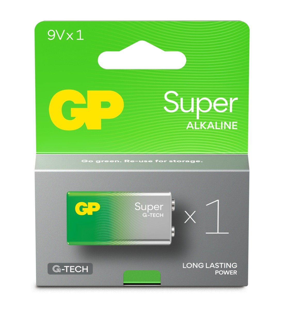 GP Batteries Super Alkaline 151426 Wegwerpbatterij 6LR61, 9V