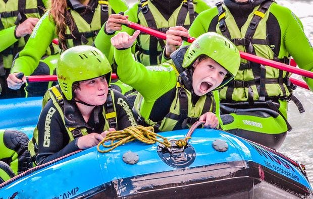 Raftingwochenende in Haiming auf dem Inn als besonderes Geschenk