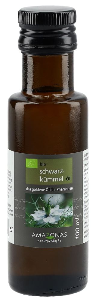 AMAZONAS schwarzkümmelöl Öl 100 % rein kaltgepresst Ägypten Fl 100 ml