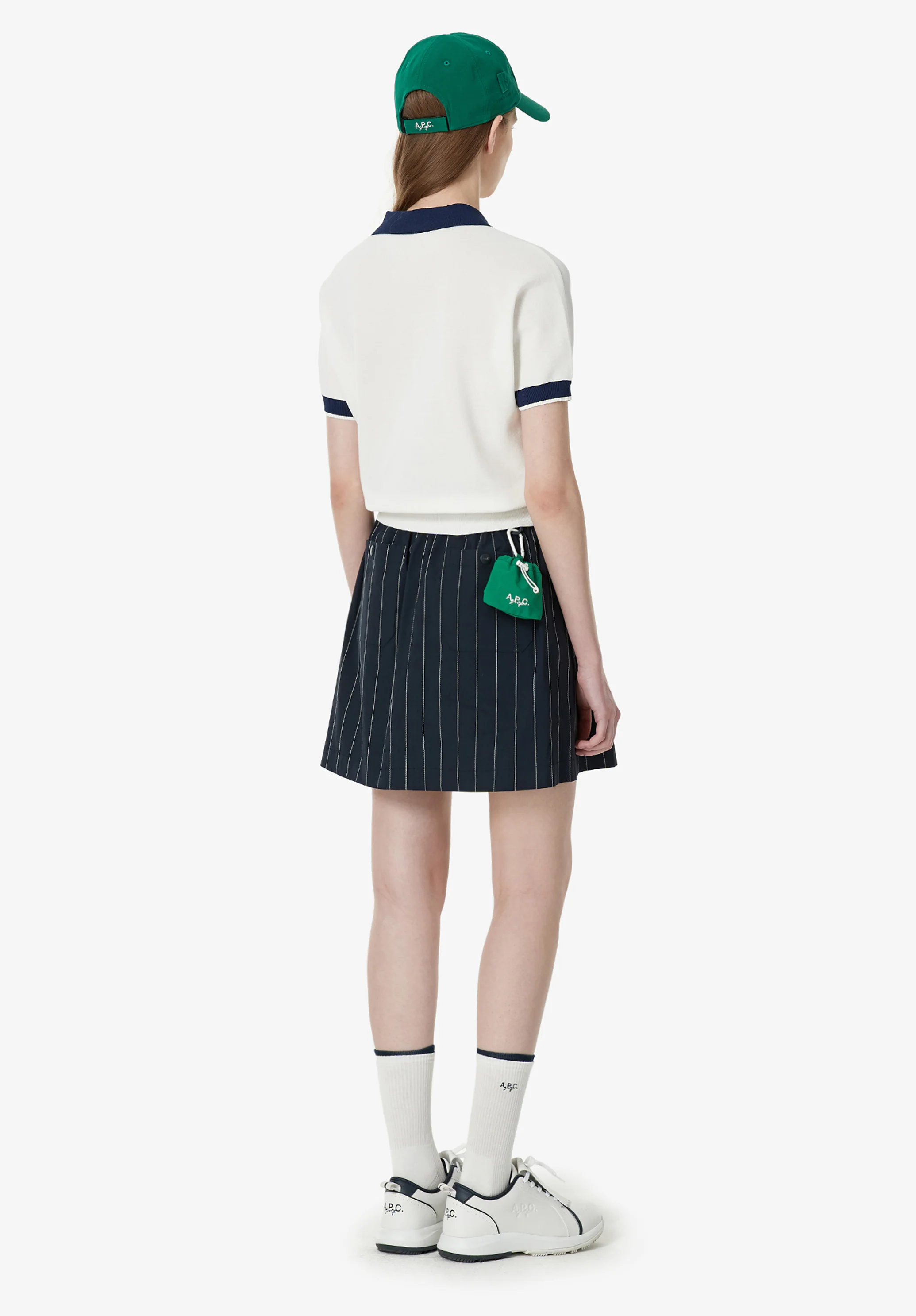 Polo en maille A.P.C. Golf - Blanc