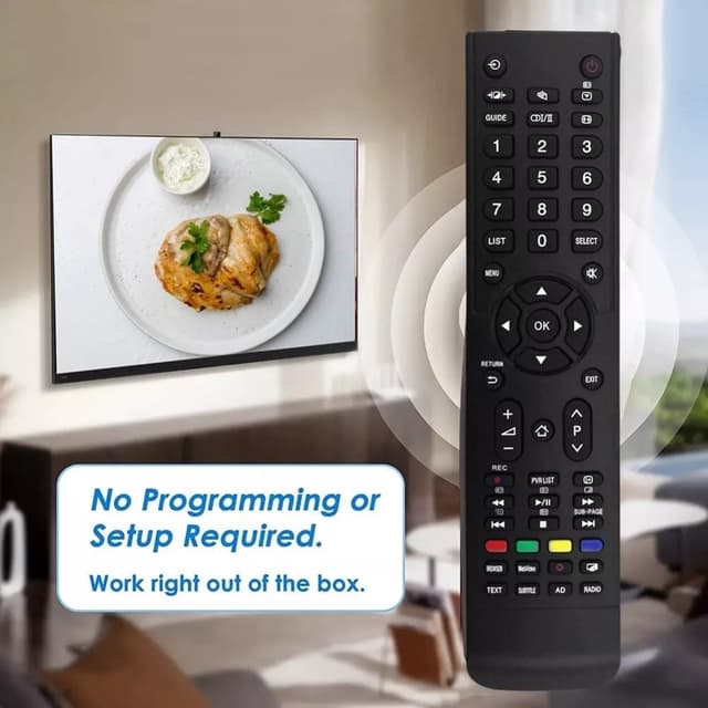 Udskiftning af fjernbetjening til CT-8513 til Toshiba TV