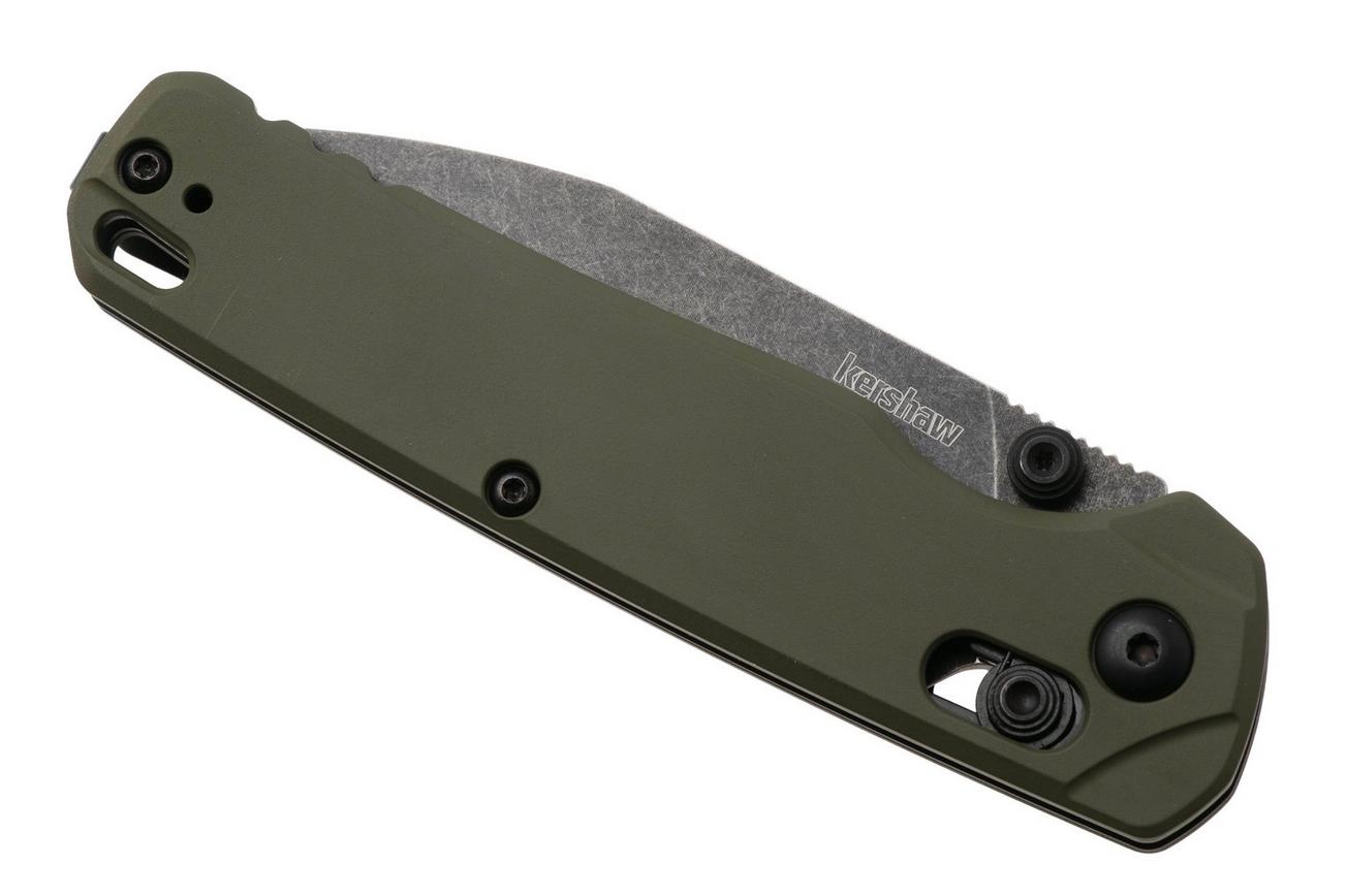 Kershaw Bel Air 6105OLBW, Blackwashed CPM MagnaCut, OD Green Aluminum zakmes