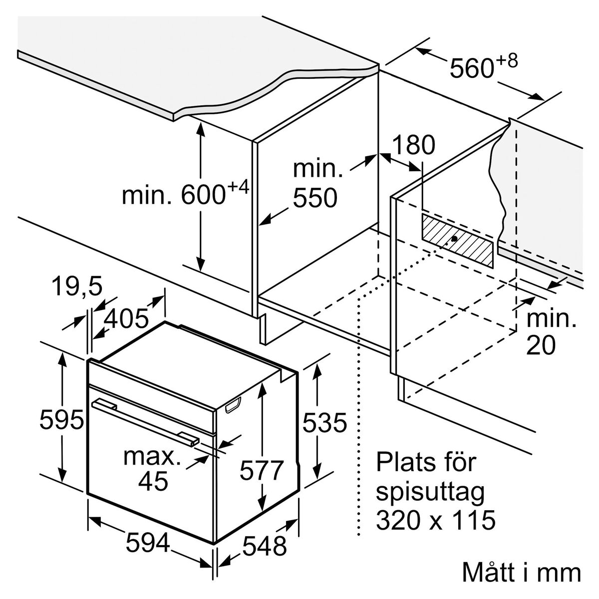HM736G1B1 iQ700 innbyggingsovn med mikrobølgeovn, svart