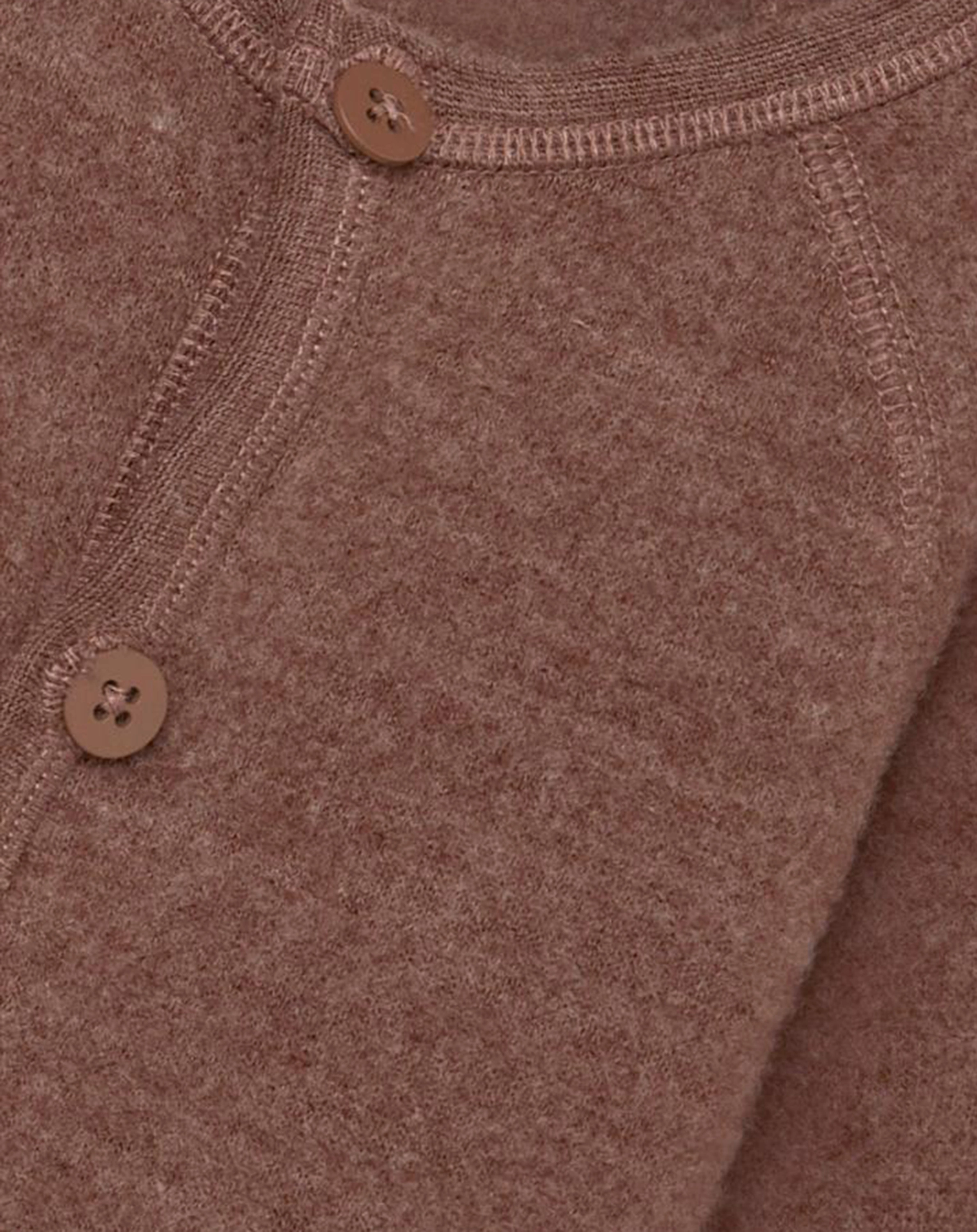 Strickjacke NBMWMINO aus Wolle in carob brown