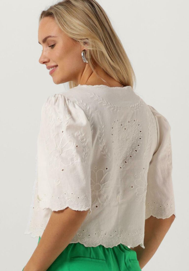 FABIENNE CHAPOT ecru fabienne chapot blouse sterre ss top