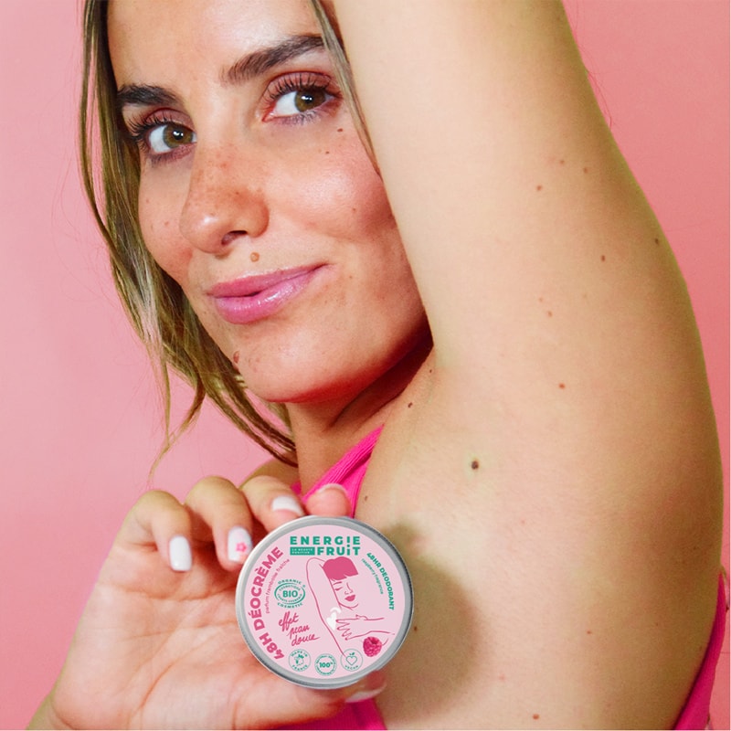 Déodorant crème bio 48h - Framboise - 45 g