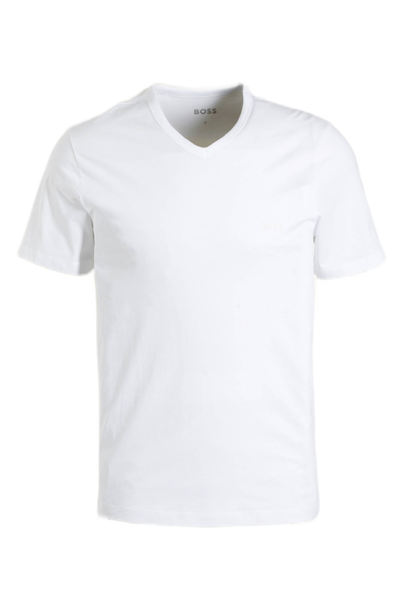 BOSS ondershirt (set van 3) wit