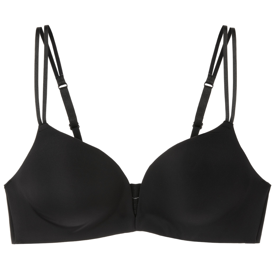Gina Benotti Damen Seamless-Soft-BH aus Mikrofaser schwarz