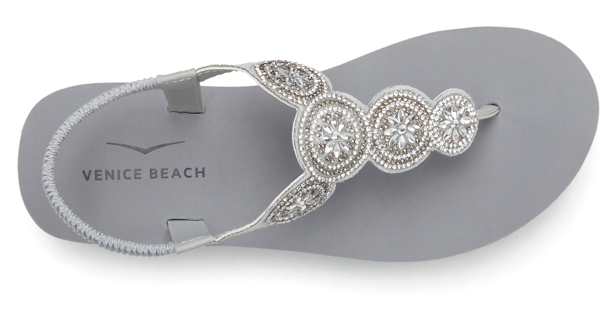 Venice Beach Badezehentrenner »Sandale, Pantolette«  Zehentrenner, Badeschuh ultraleicht mit Glitzerdetails VEGAN