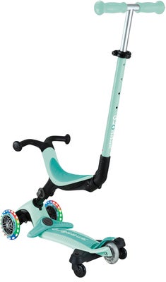 Globber Go-Up Active Lights 360° 3-hjuls Sparkesykkel, Mintgrønn
