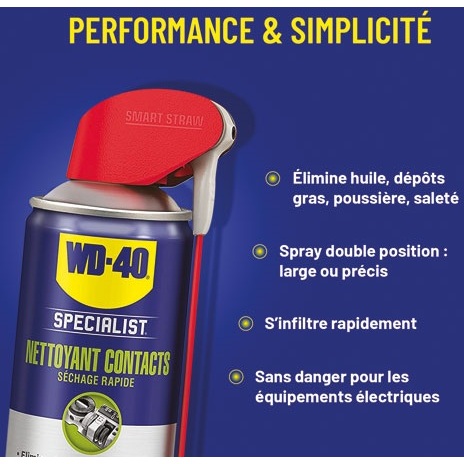 Nettoyant contacts sèchage rapide 250 ml