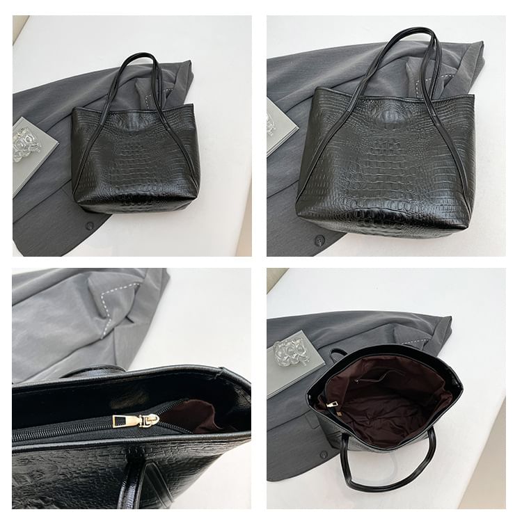 Kleevelind - Krokodillenleer Tote Bag