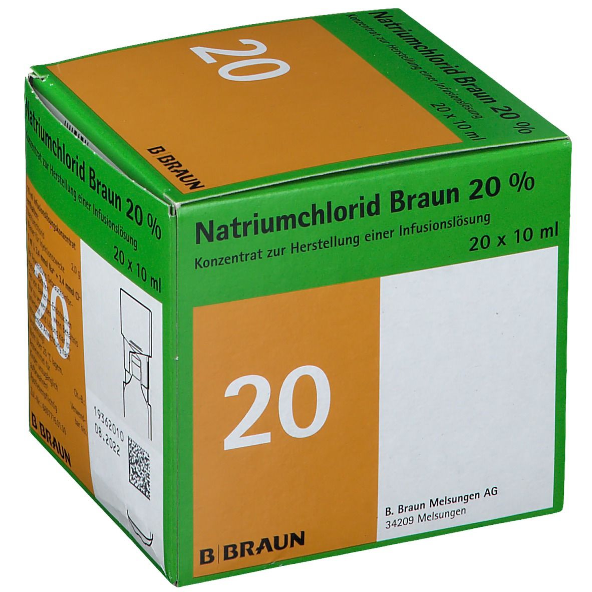 Natriumchlorid Braun 20 %, Mini-Plasco® connect