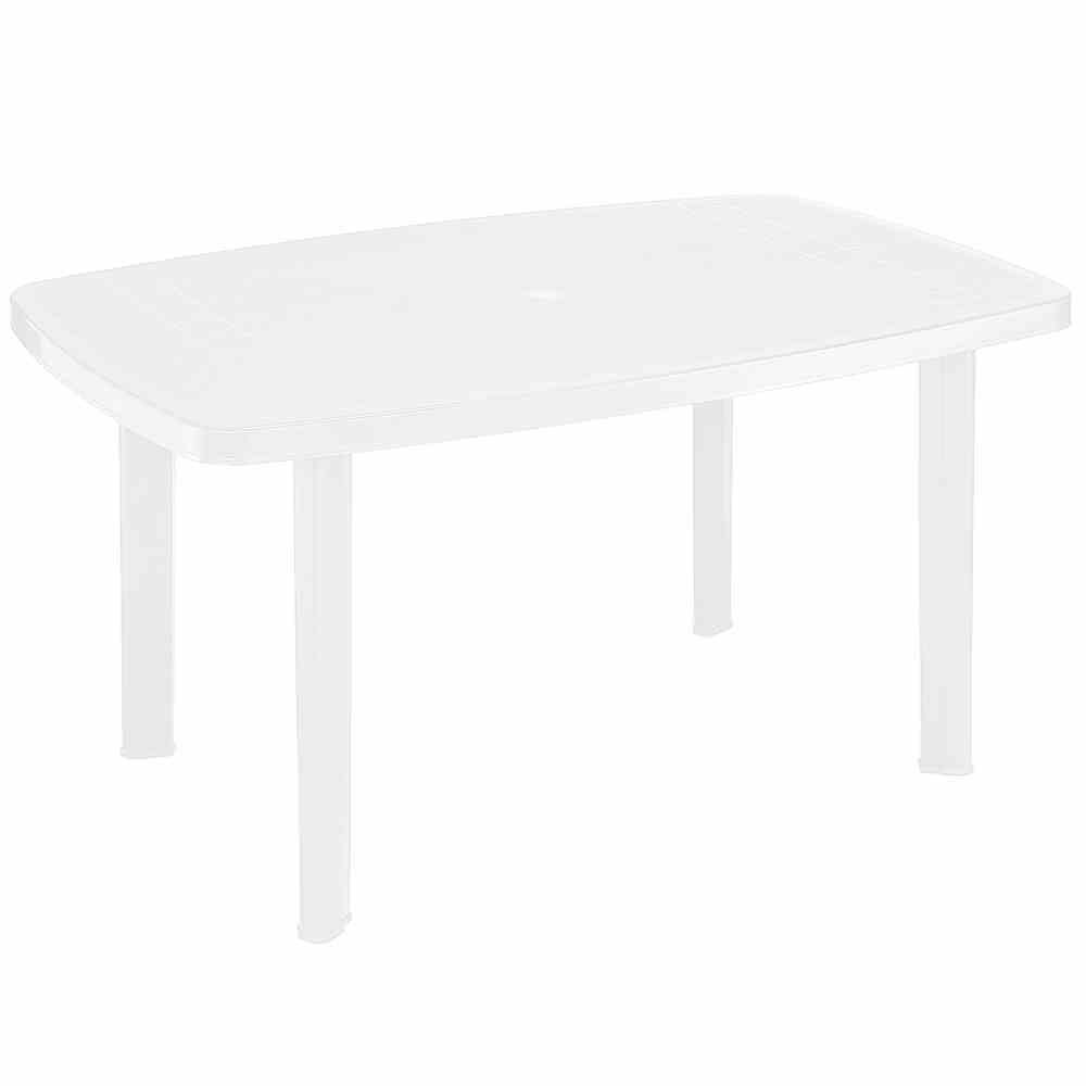9-teiliges Gartenmöbel-Set TAMPA + FARO - weiß - inklusive Auflagen