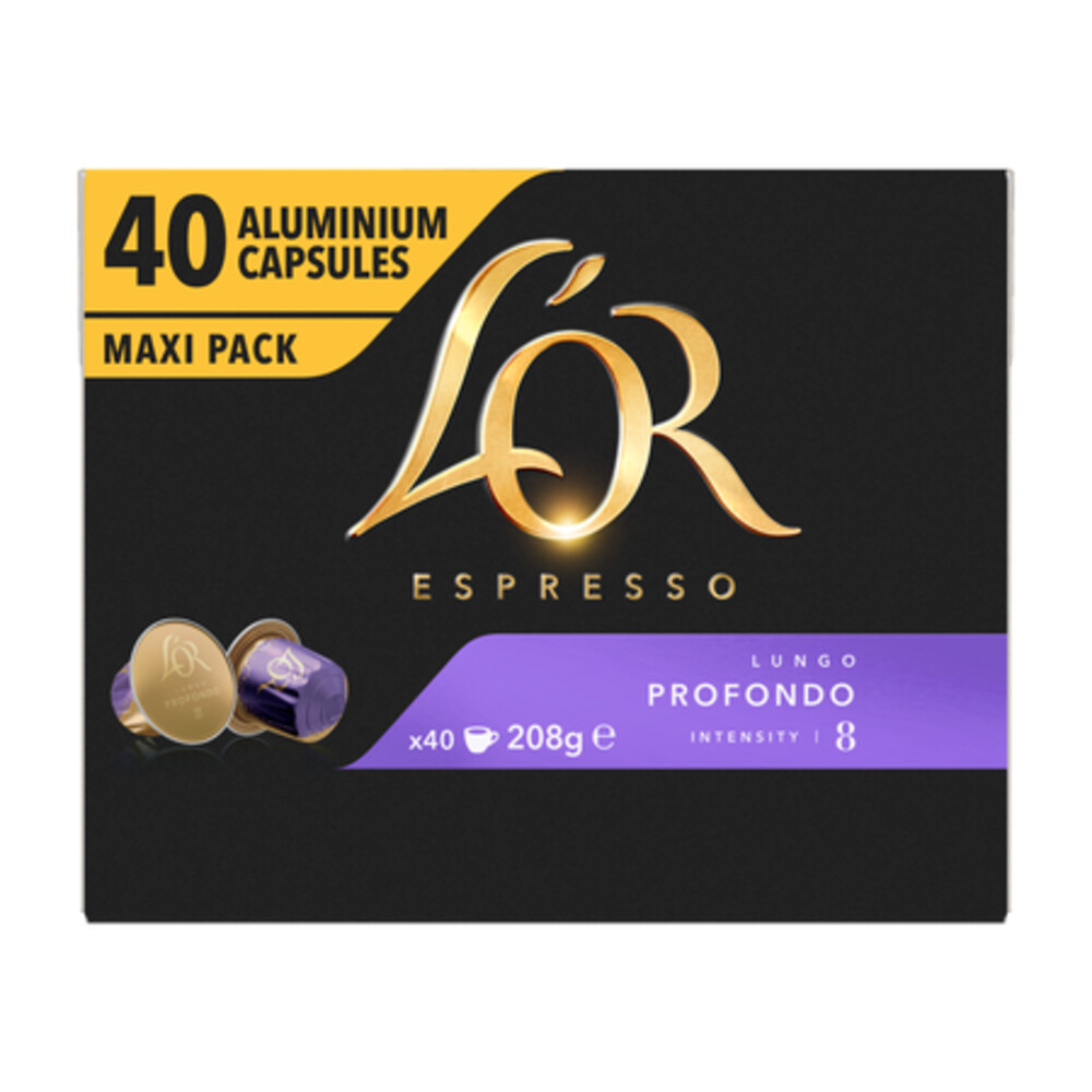 5x L'OR Espresso Koffiecups Profondo40 stuks