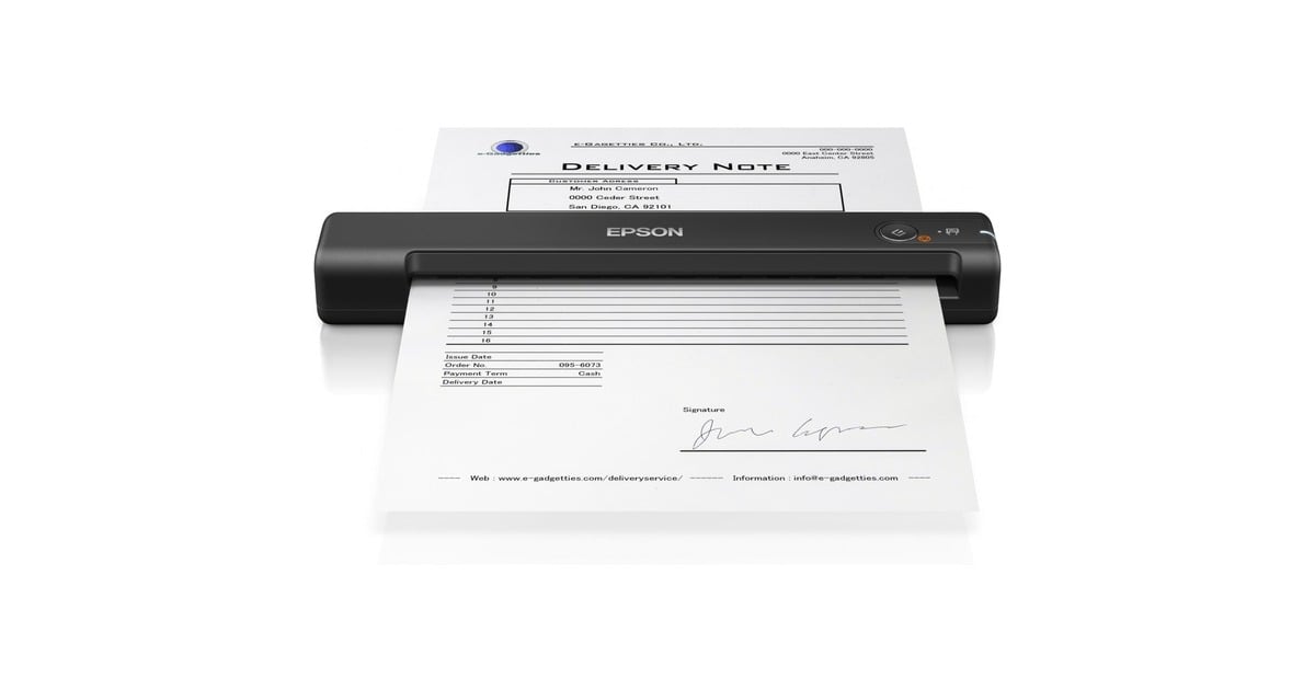 EpsonWorkforce ES-50 scanner  (Zwart)