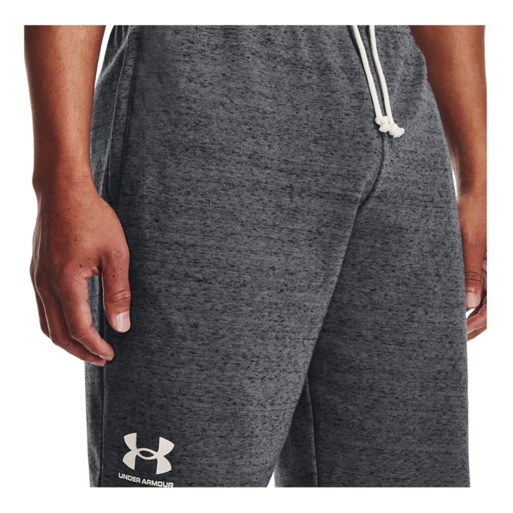 Under Armour RIVAL TERRY - Short Homme gris
