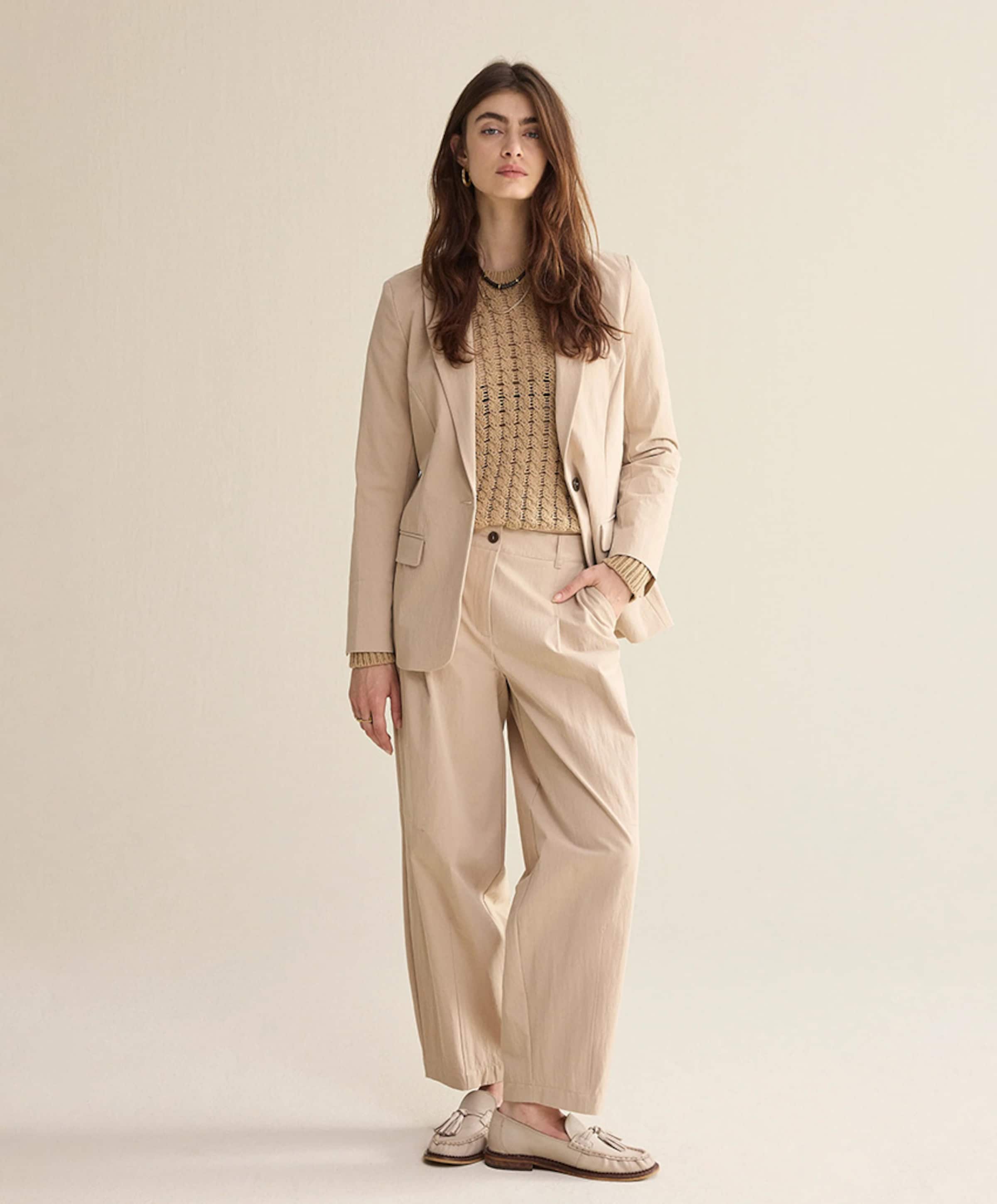 Summum Woman Dames blazer beige