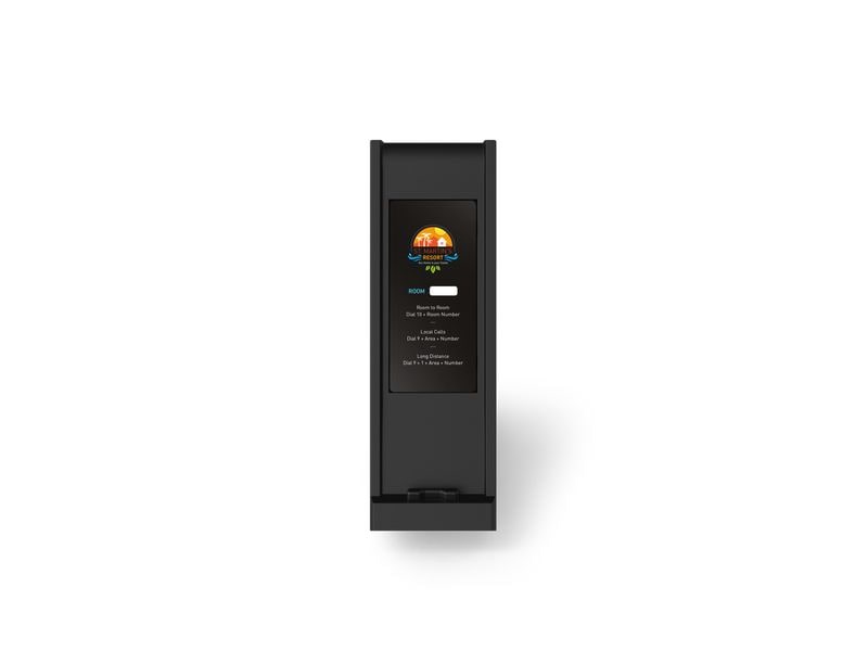 snom Tischtelefon HD300A, Analoges Hoteltelefon Schwarz Das HD300A verfügt über ein modernes, schlankes Design, dass sich in Umgebung einfügt