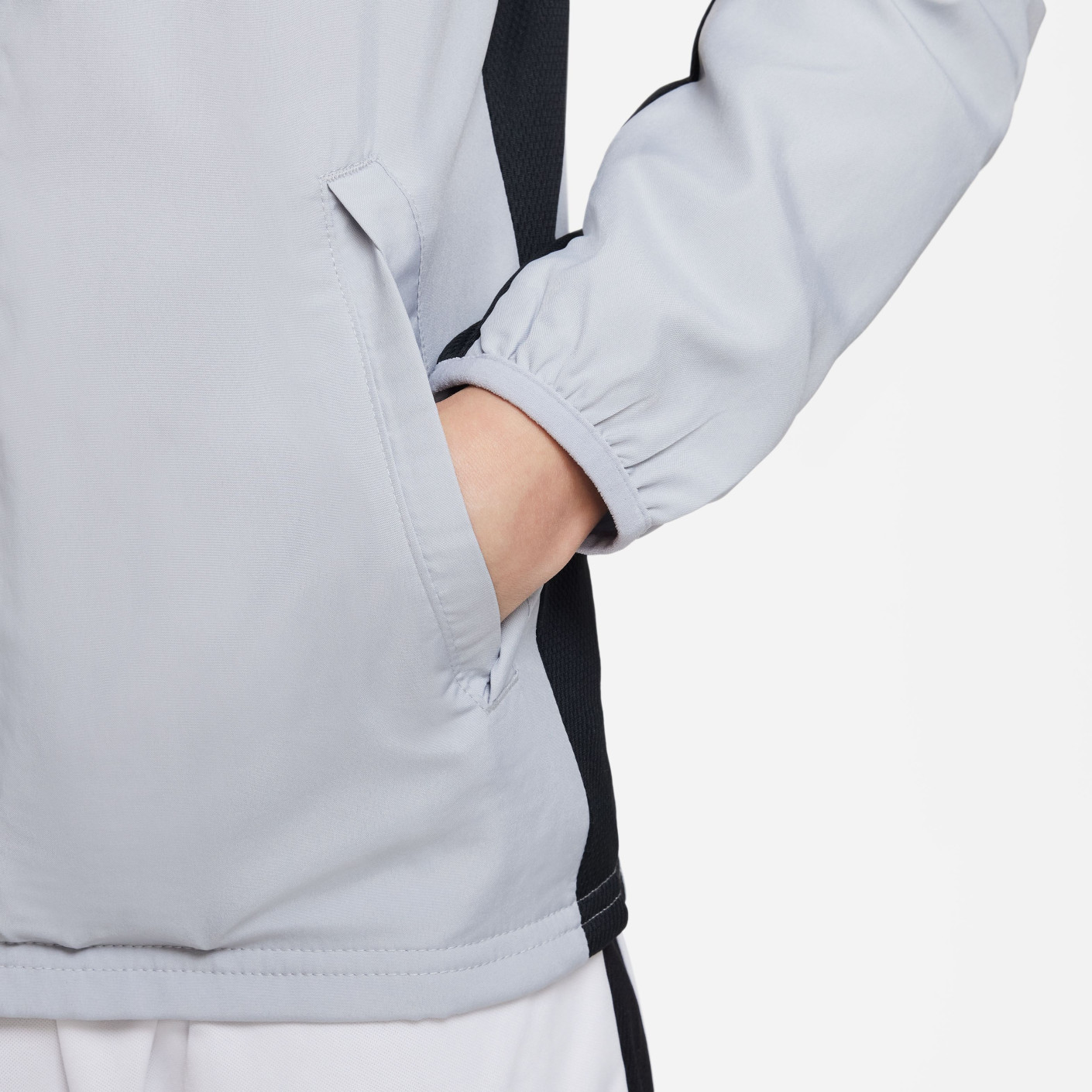 Nike Dri-FIT Academy 23 Full-Zip Trainingspak Woven Kids Grijs Zwart Wit