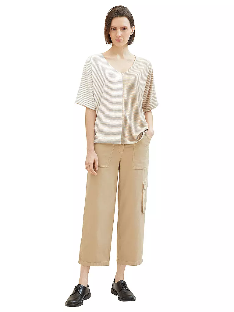 TOM TAILOR T-Shirt Regular Fit beige