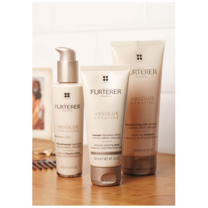 Trio réparateur shampooing + masque + crème Absolue Keratine René Furterer