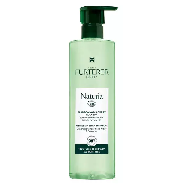 René Furterer Naturia Shampoo Micelar Orgânico Suave 400ml