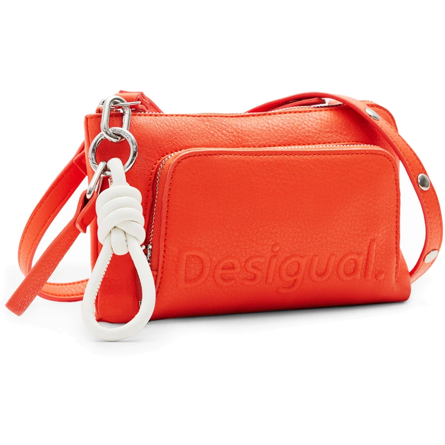 Desigual Half Logo 24 Lisa - Umhängetasche 20 cm orange