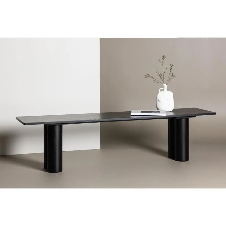 Svea - Rova eetkamerbank - 180 cm - zwart