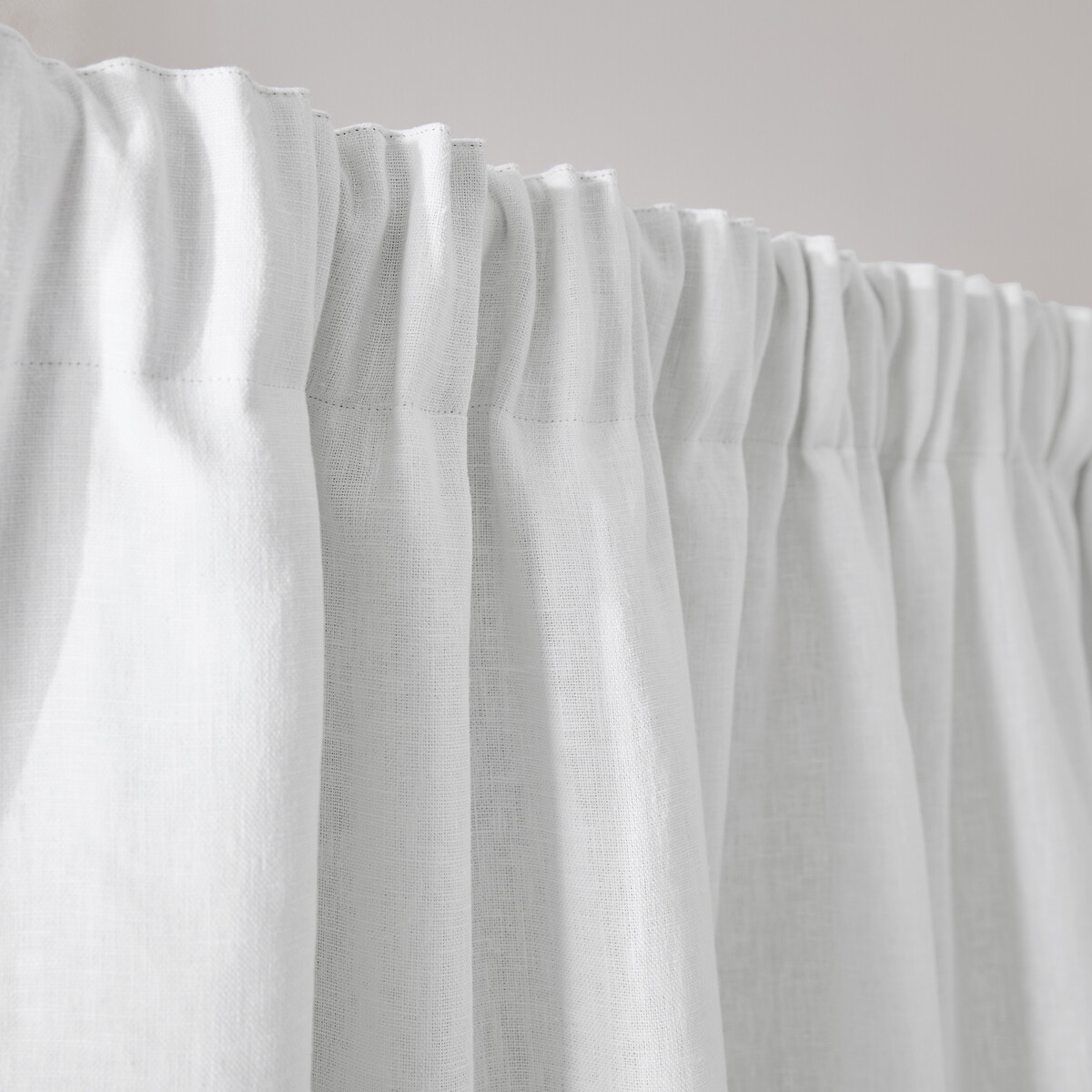 LA REDOUTE INTERIEURS<br>Cortina blackout plissada de linho Elba