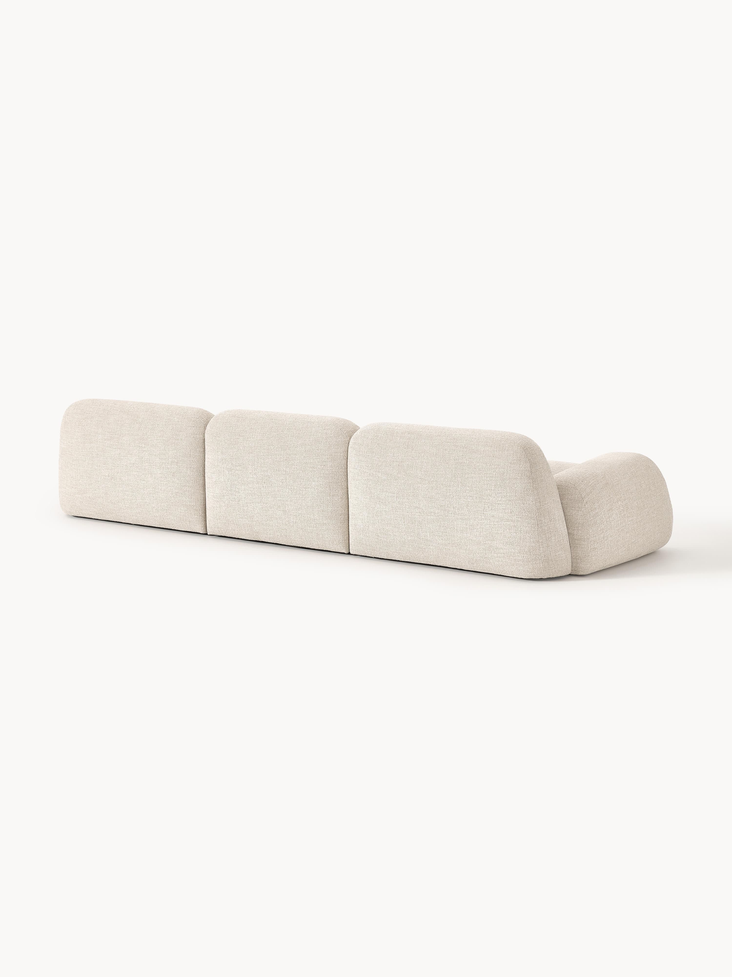 Modulaire bank Wolke (4-zits) van bouclé