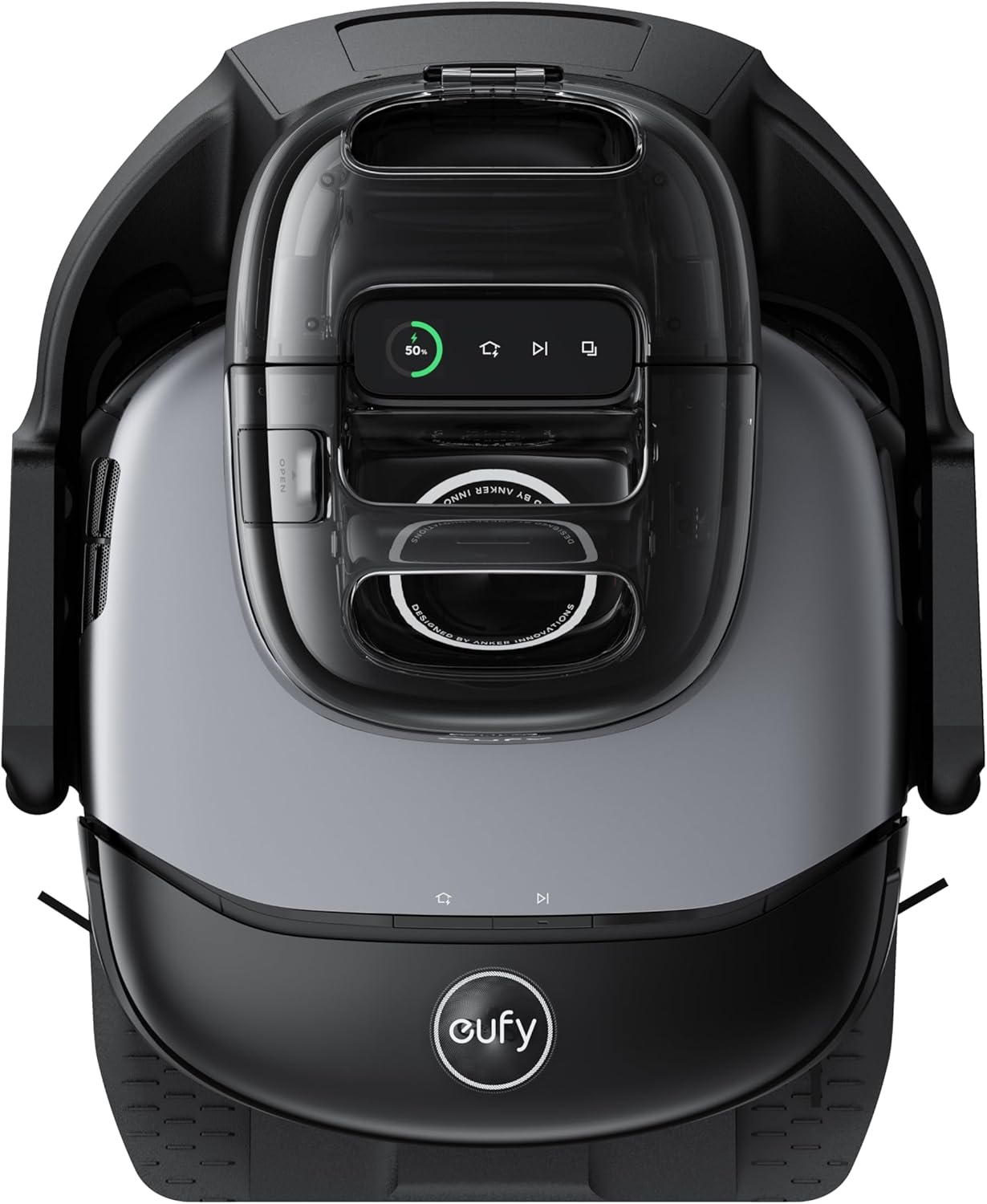 eufy Saug- & Wischroboter S1 Pro HydroJet - 2-in-1, Eco-Clean-Ozon, Starke Saugleistung, intelligente Hinderniserkennung, automatische Wischrollenreinigurng & trocknung, Selbstentleerung
