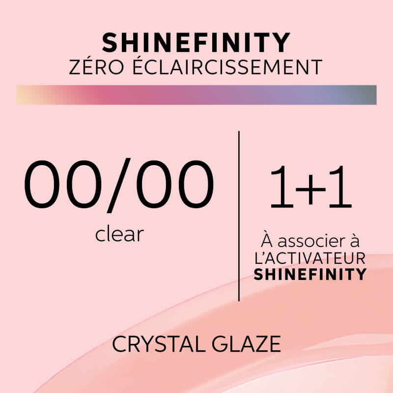 Coloration gloss Shinefinity 00/00 crystal glaze Wella 500ML