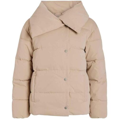 Vila - VISULITANA L/S NEW PADDED JACKET Marrón