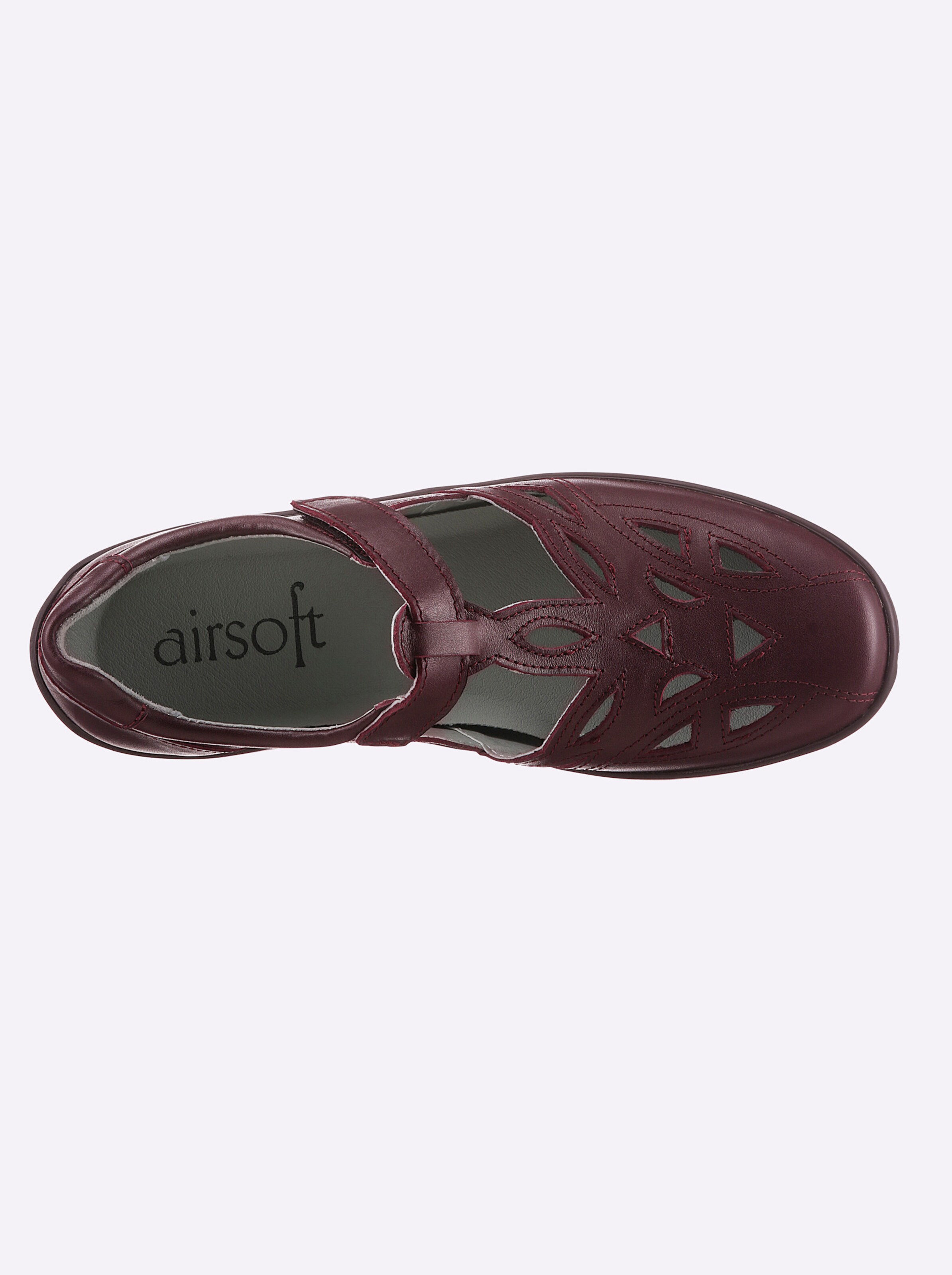 airsoft comfort+ Klettschuh in bordeaux