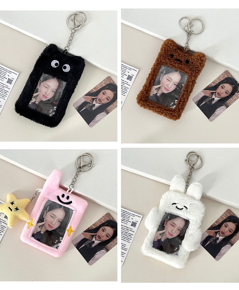 Kumi Fanchant - Cartoon Chenille Kaarthouder Tas Charm