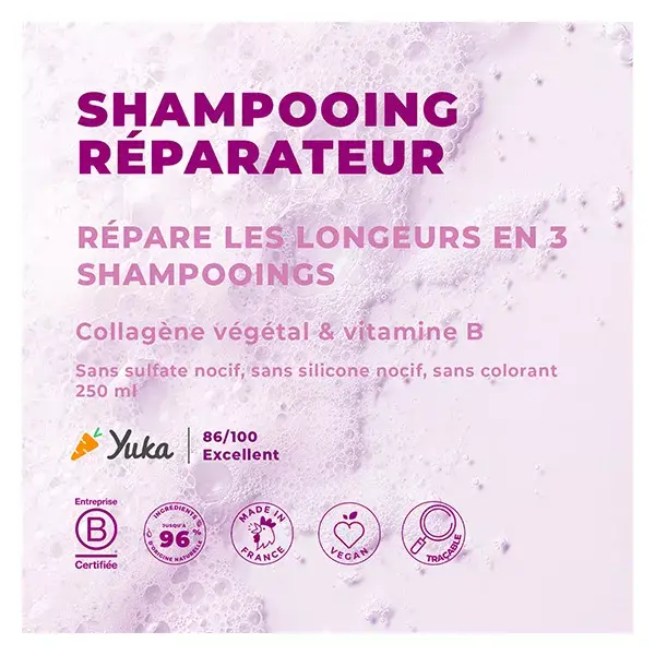Shampoo Reparador Energie Fruit Collagen para Cabelos Muito Danificados 250ml