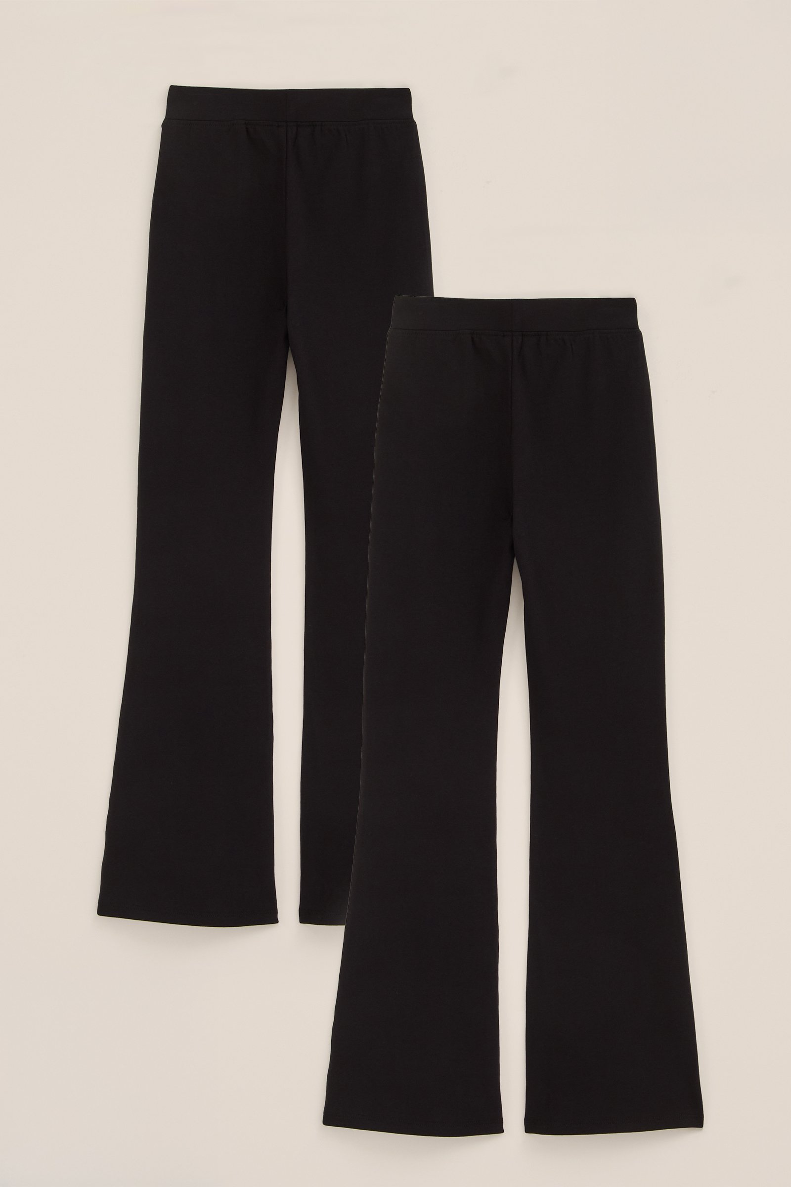 Meisjes flared legging 2-pack WE Fashion Zwart