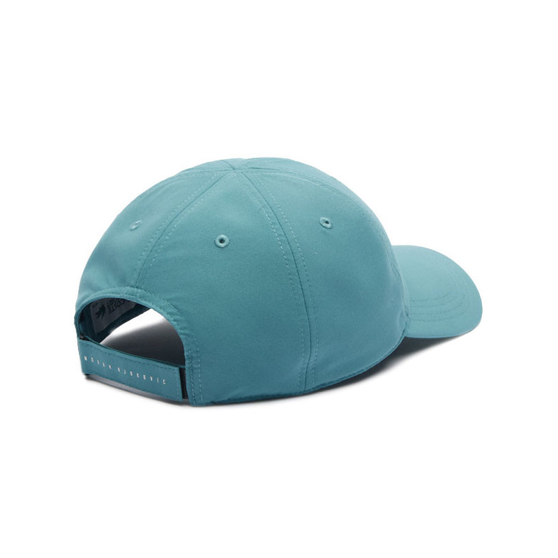 Casquette tennis Lacoste x Djokovic Turquoise