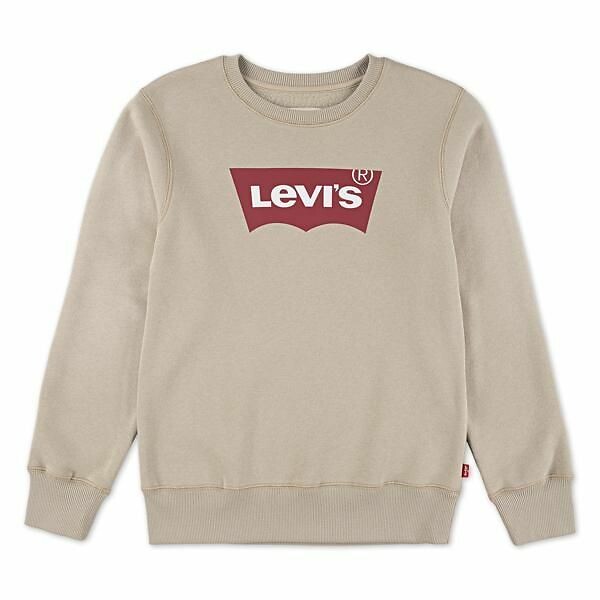 LEVI'S KIDS<br>Suéter de gola redonda, logo na frente, fleece