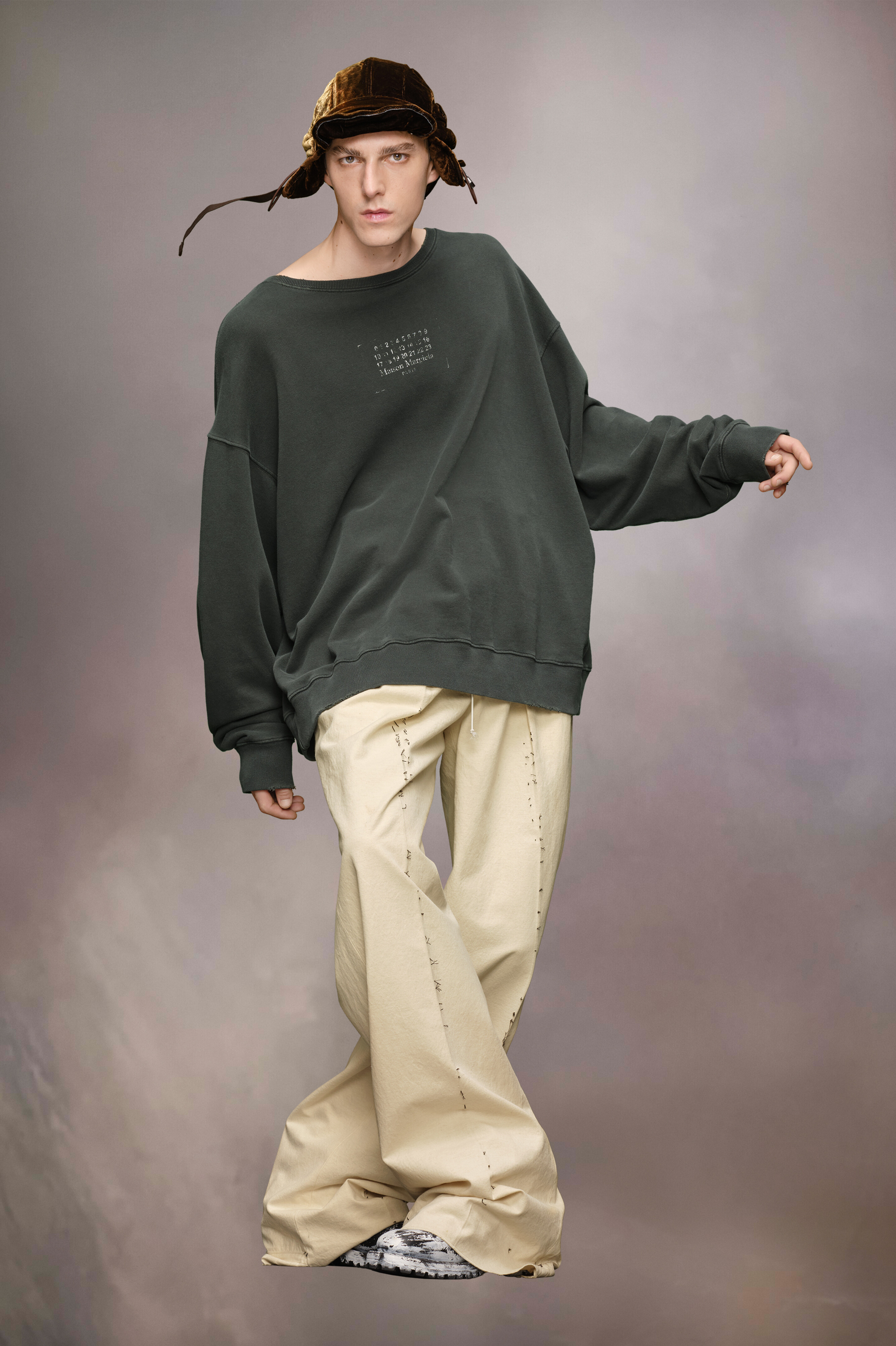 Sweat-shirt à logo estampillé