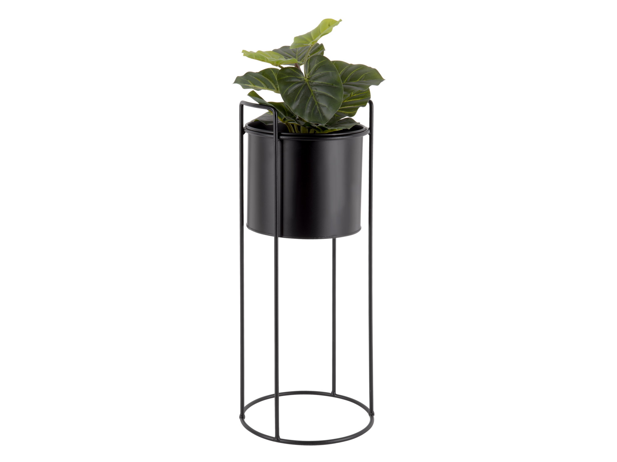 Plant pot set Essence round iron black