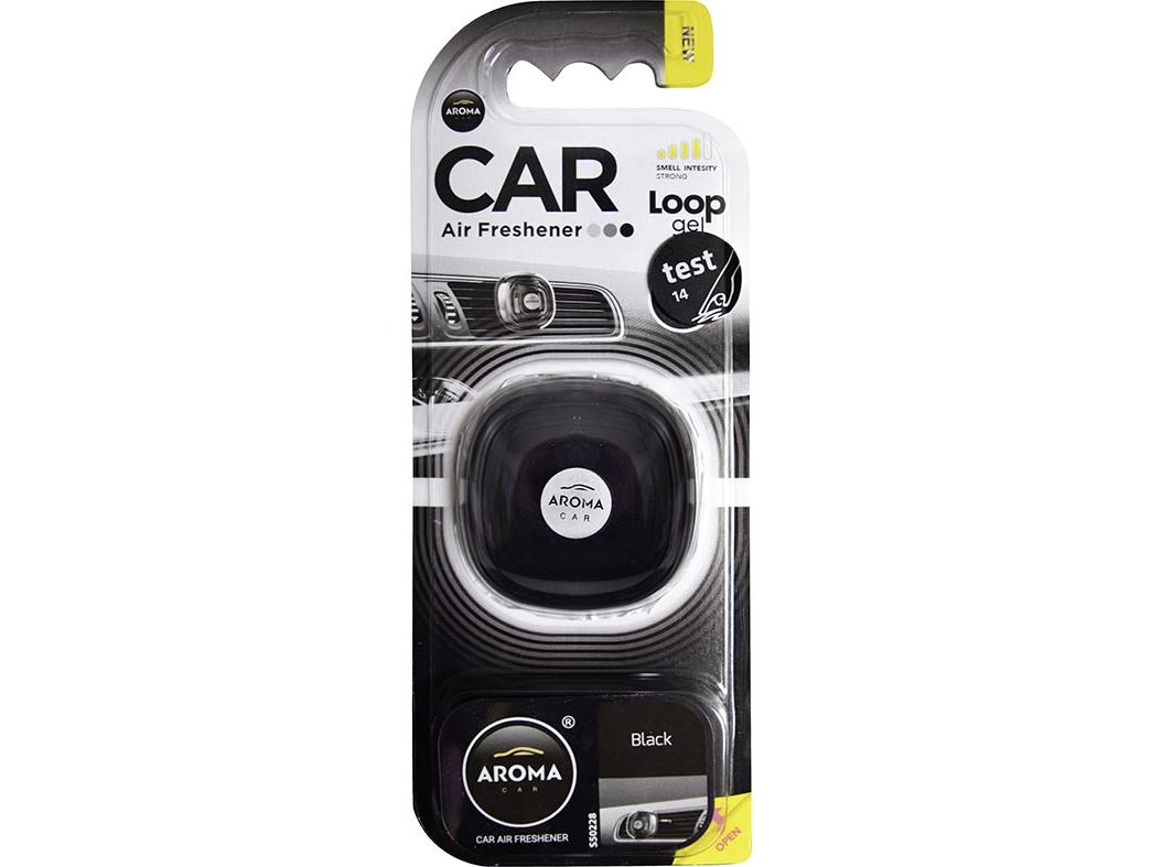 AMBIENTADOR AUTOMÓVEL LOOP AROMA CAR GEL BLACK