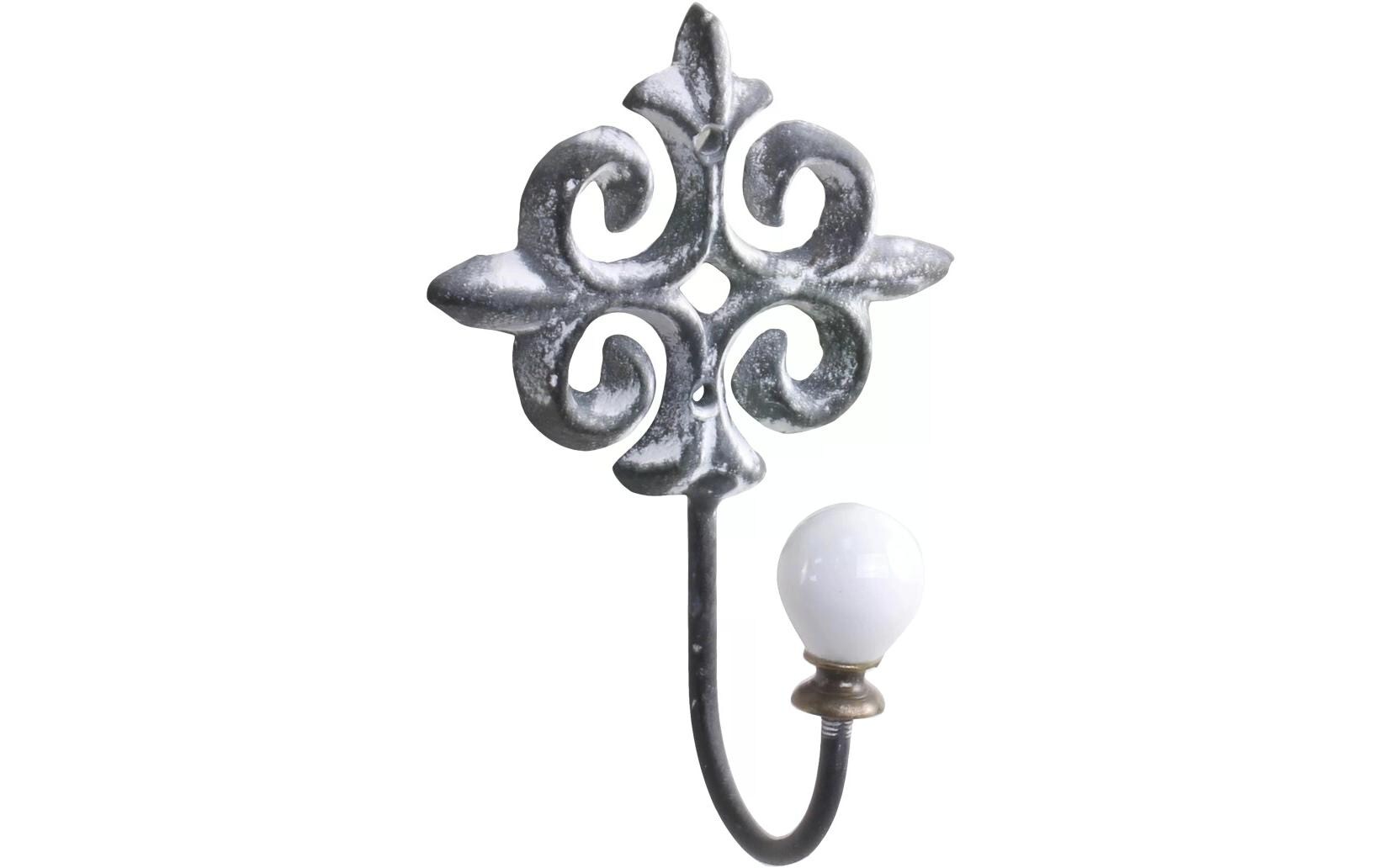 Wandhaken Antique 13 x 8.5 x 6 cm , GrauNostalgischer Universalhaken