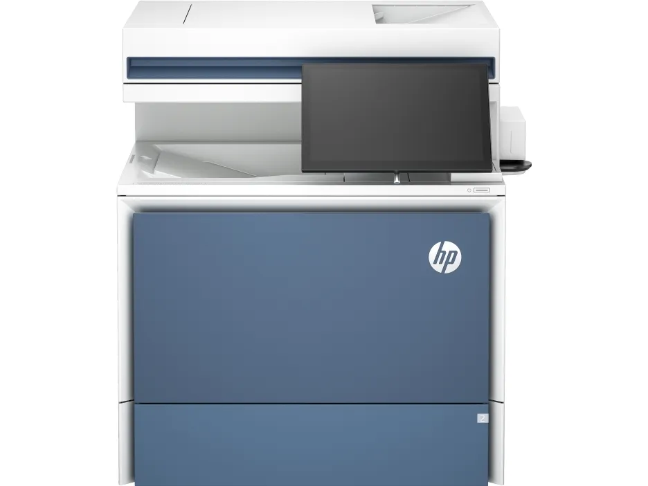 HP LaserJet Enterprise Flow MFP 5800zf - Multifunktionsprinter - farve - laser - Legal (216 x 356 mm) (original) - A4/Legal (medie) - op til 43 spm (kopiering) - op til 43 spm (udskriver) - 650 ark - 33.6 Kbps - Gigabit LAN, USB 2.0 vært, USB 3.0, US