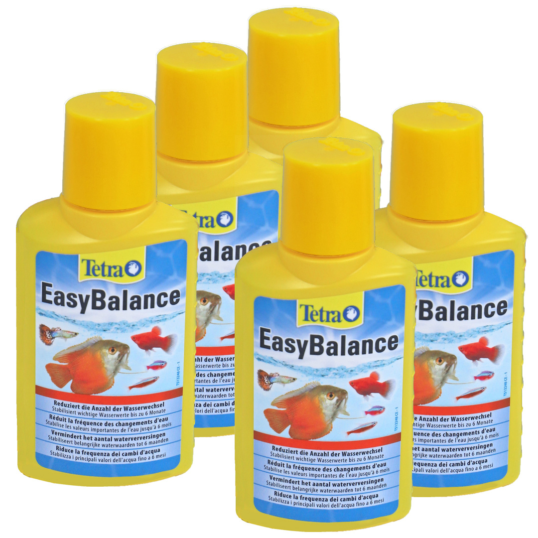 Tetra Easy Balance 100ml x5 | Gestabiliseerd water