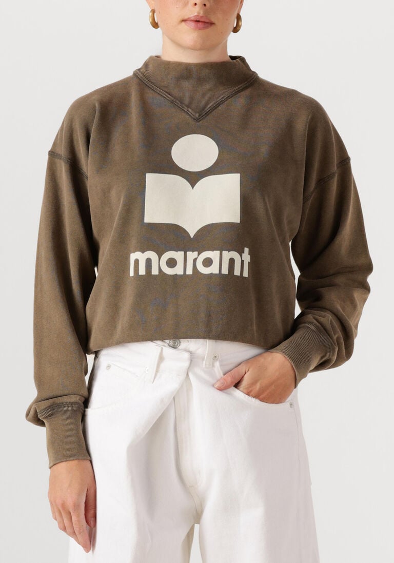 bronskleurig marant etoile sweater moby-ga 25asw0003fa
