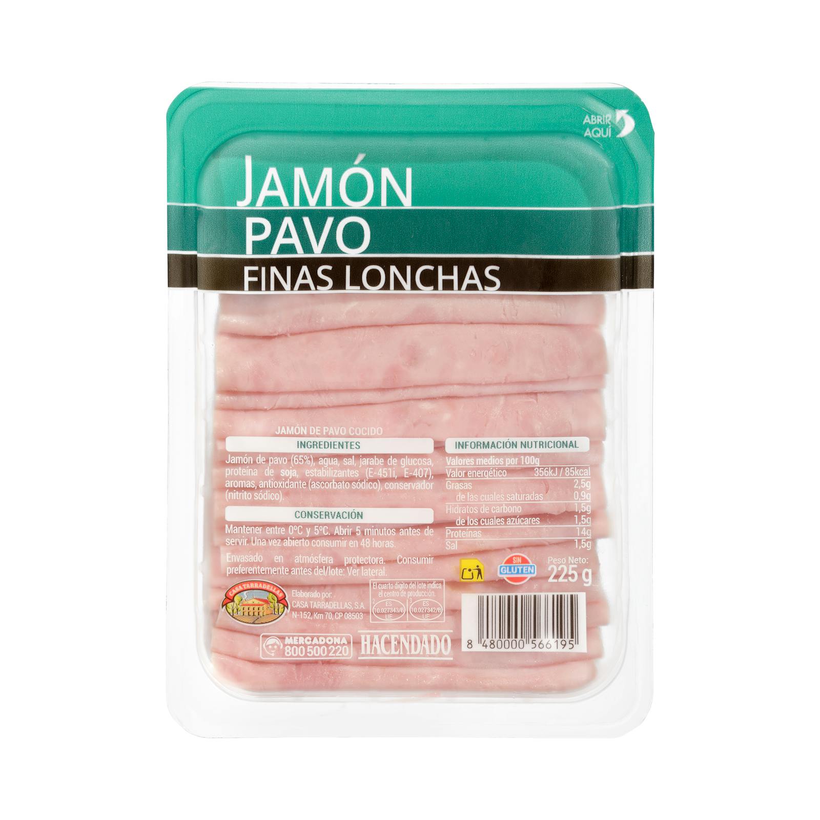 Jambon de dinde émincé Hacendado