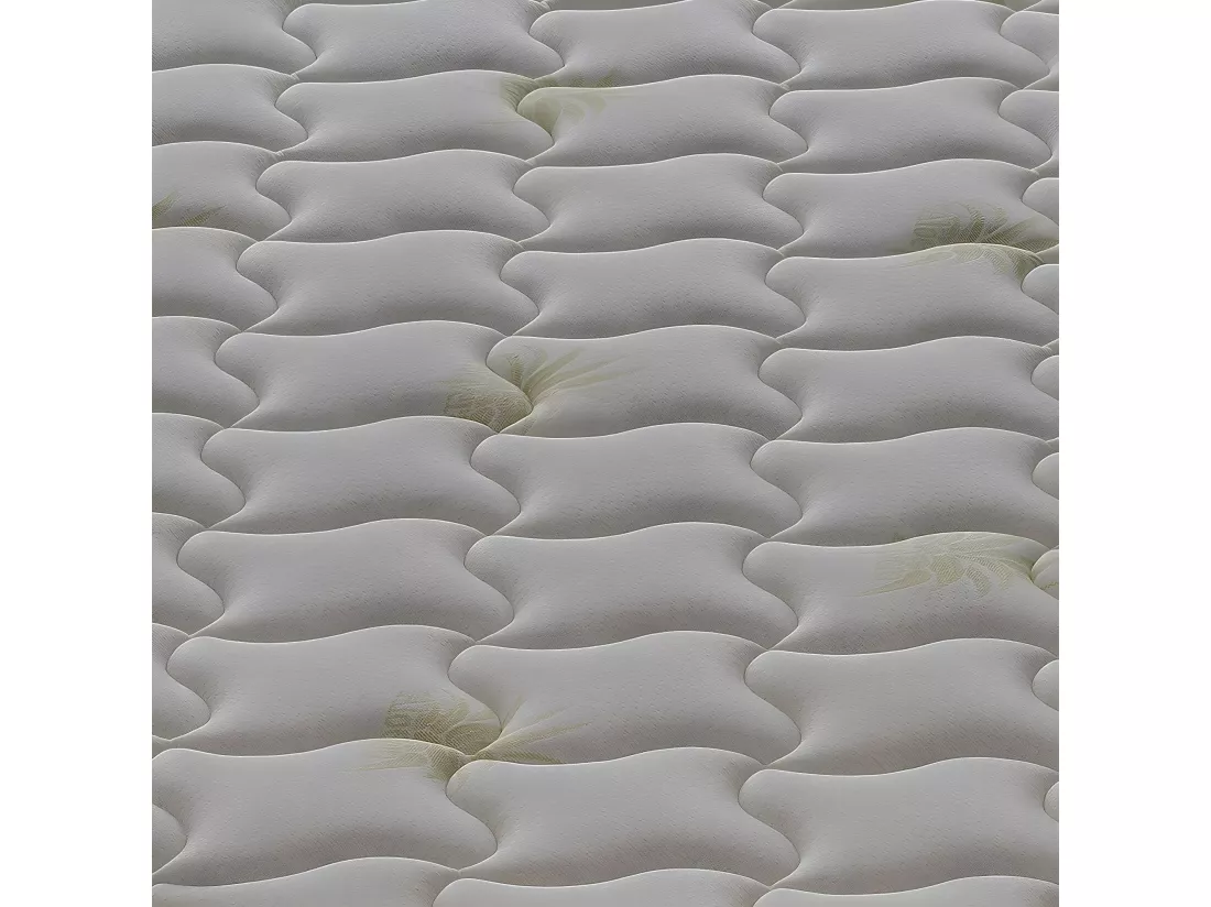 Matelas en Mousse Viscoélastique - 5 Cm De Mousse - 9 Zones De Confort - Hauteur 25 Cm 140x190 cm