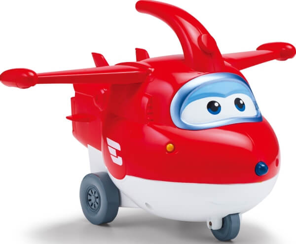 Super Wings Jett Spielfigur mit Seifenblasenfunktion